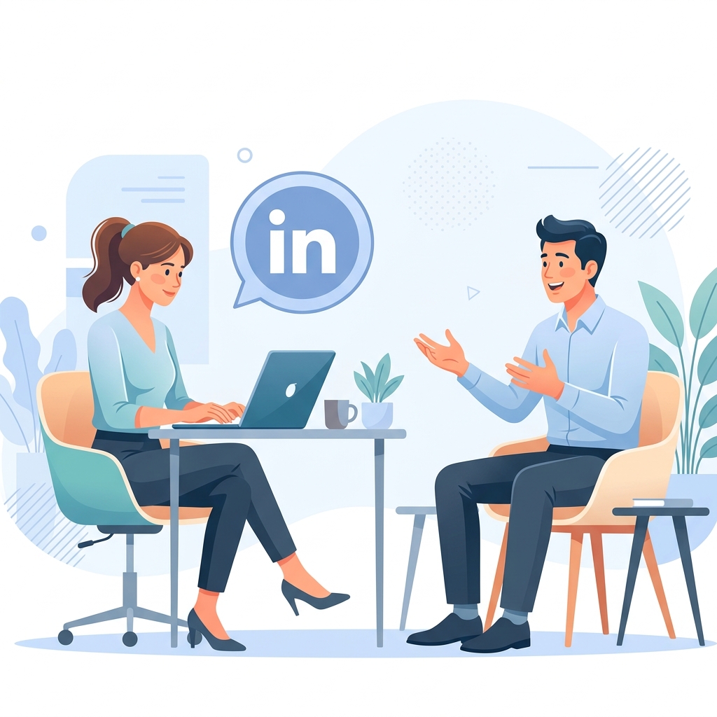 LinkedIn Illustration